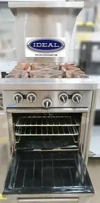 Garland Gas 4 burner range with oven