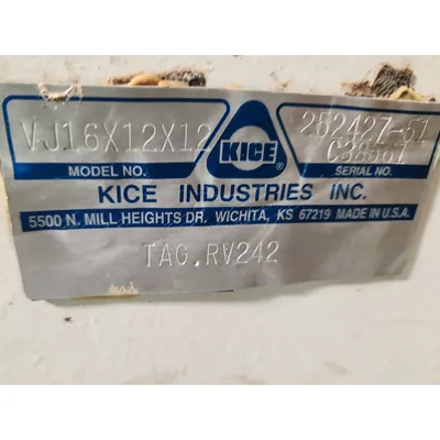 Used KICE INDUSTRIES INC. VJ16X12X12 Valves/Fittings West Virginia US | JM Industrial #1545695