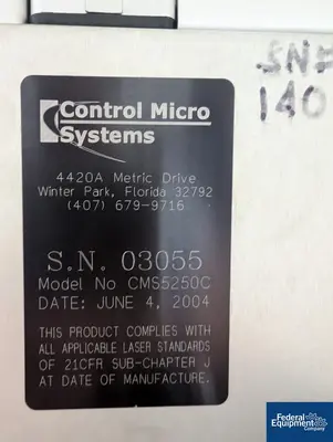 USED Control Micro System Control Micro Systems Laser, Model CMS-5250C