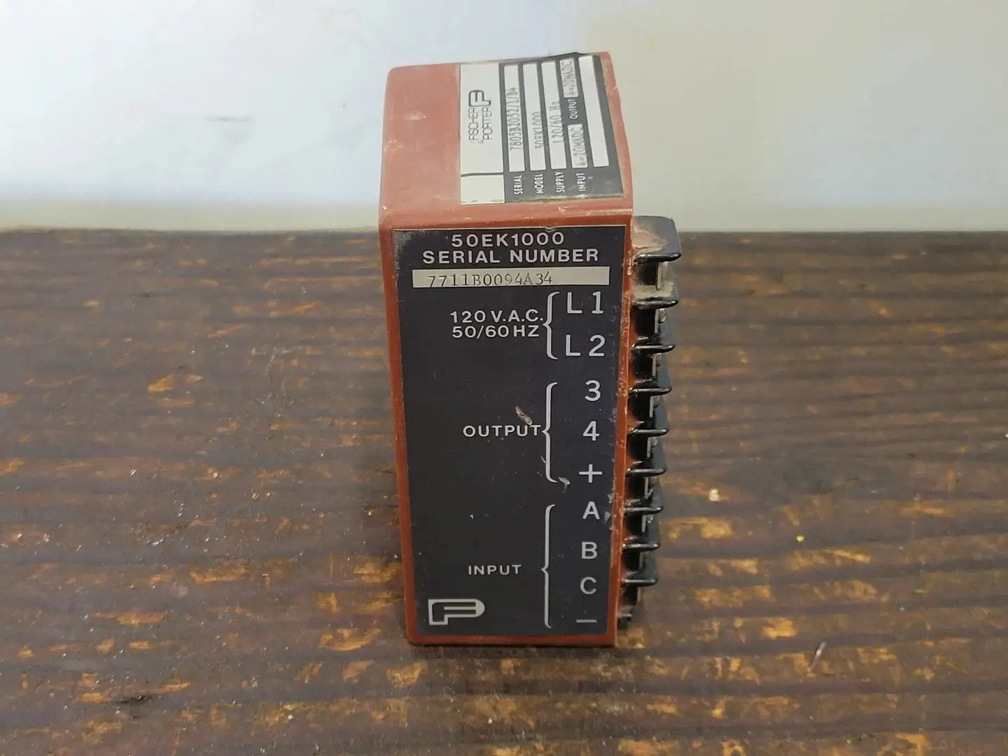 USED FISCHER PORTER 50EK1000