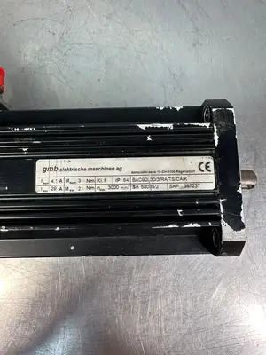 Used gmb BAC90L30-3-RA-TS-CA-K Servo Motors | Palmetto Automation #1151261