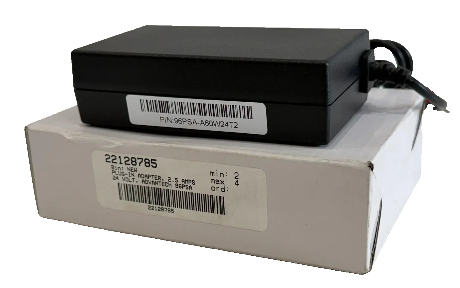 NEW ADVANTECH 96PSA-A60W24T2-3 AC POWER ADAPTER 24V 2.5A 60W 96PSAA60W24T23