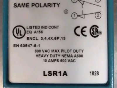 Honeywell LSR1A Limit Switch Loc4D40