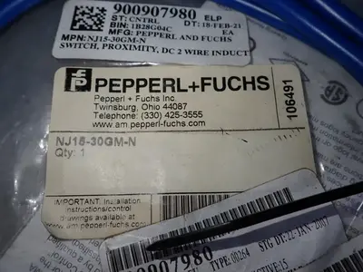 New | in-Stock PEPPERL+FUCHS NJ1530GMN Proximity Sensors Ohio US | HGR 24 #831497
