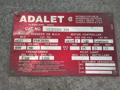 Used ADALET XCBSAQ N4 Starters Ohio US | HGR 24 #1286736