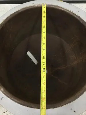 USED METAL FABRICATOR HOPPER