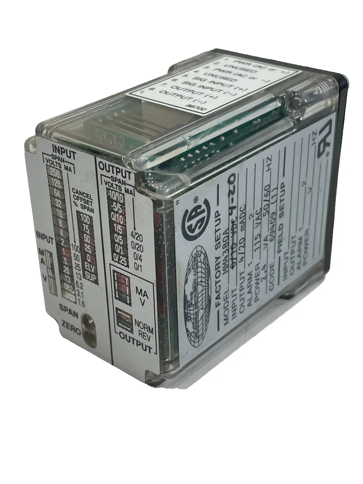 NEW WILKERSON MIGHTY MODULE MM4380A TRANSMITTER