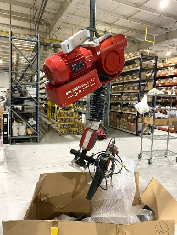 Used BINAR QUICK-LIFT 230V 200 KG MAX LOAD SMART HOIST Misc Industrial Equipment | Maverick Industrial Sales #1111334