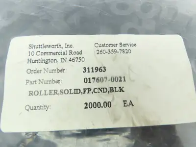 New | in-Stock SHUTTLEWORTH _UNKNOWN_ Miscellaneous MRO Indiana US | Arrow Industrial #636223