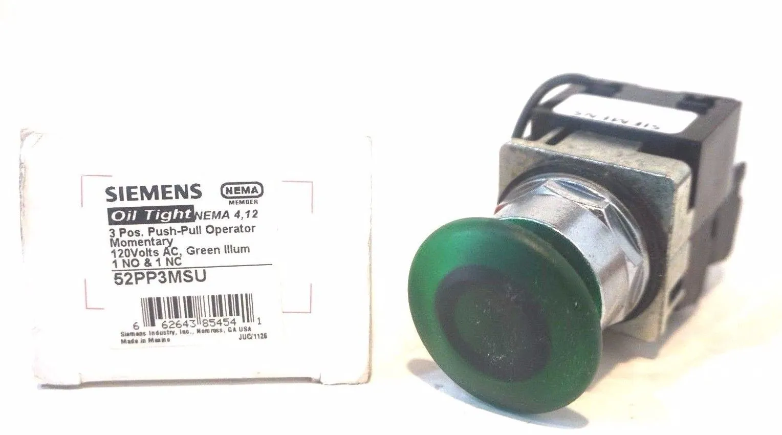 NEW SIEMENS 52PP3MSU PUSH BUTTON