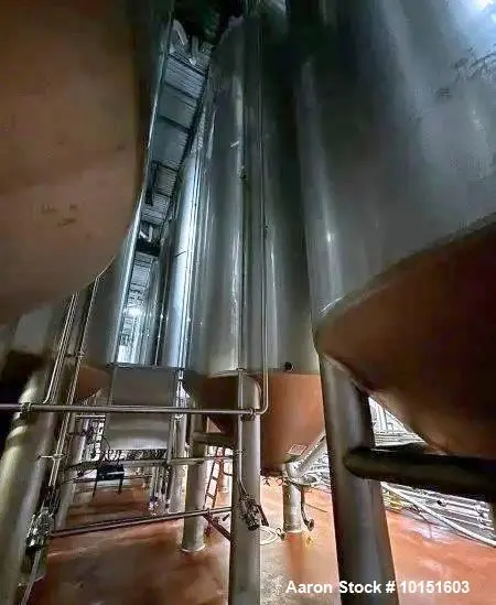 Large Capacity Mueller 16,600 Gallon Fermenter | 400 BBL Jacketed SS Tank