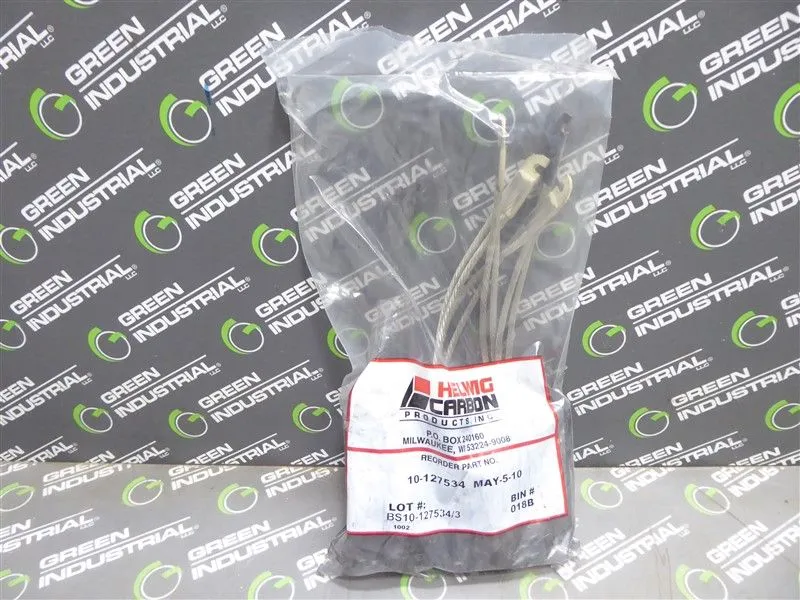 Bag of 4 Helwig Carbon 10-127534 Riveted Carbon Brush Riveted Single Wafer New