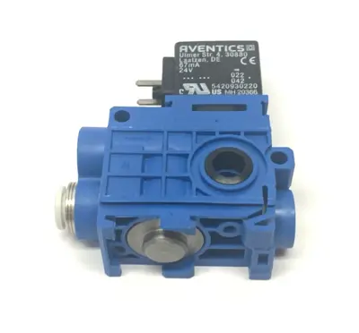 New | in-Stock Aventics Pneumatic Directional Valve 3/2-Way, NC, Spring Re. Solenoid Valves Michigan US | Maverick Industrial Sales #1392579