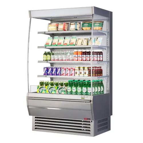 Turbo Air TOM-48DXS-N 47 5/8" Vertical Open Air Cooler w/ (5) Levels, 115v