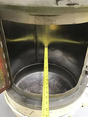 USED METAL FABRICATOR 17X17 HOPPER