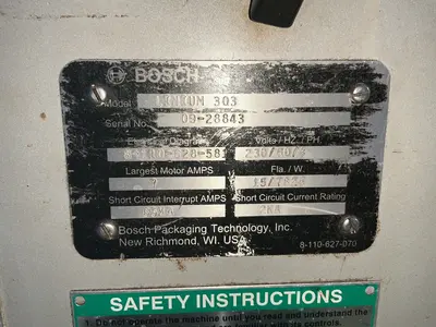 Used BOSCH LINIUN 303 Miscellaneous Packaging Equipment Ohio US | HGR 24 #1343690