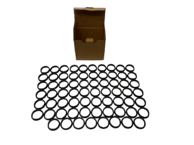 New | in-Stock Heyco Black Nylon Snap Bushing 2" OD 1-3/4" ID LOT OF 68 Electrical Fittings Michigan US | Maverick Industrial Sales #1397662