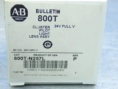New | in-Stock ALLEN BRADLEY 800TN257L Lighting | HGR 24 #737414
