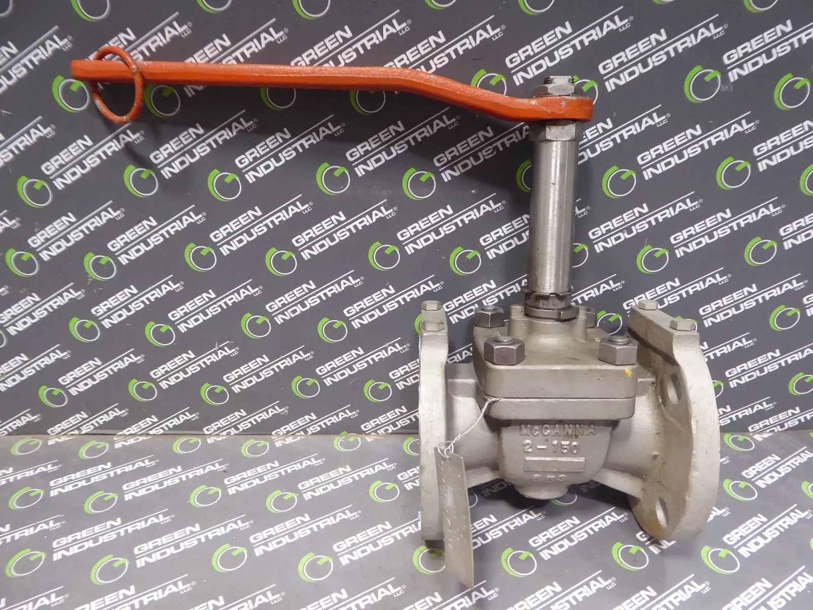 2" McCanna P1V-B82J Stainless Steel Ball Valve Class 150 Used