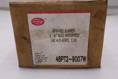 NEW WITH BOX FIREYE 48PT2-9007W INFRA-RED SCANNER STOCK GF-106