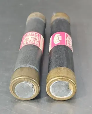BUSS NOS-40 One-time Fuse 600VAC 40AMP LOT OF 2 loc4D43