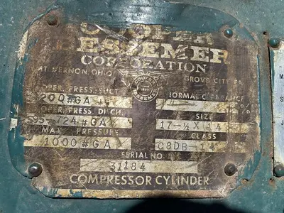 USED COOPER BESSEMER C8DB-14