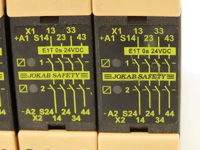 Jokab Safety E1T 0s Safety Expansion Relay 24VDC Lot of 5