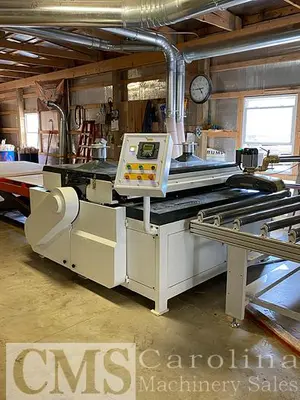 USED WOODTECH PANEL RIP SAW WITH INFEED