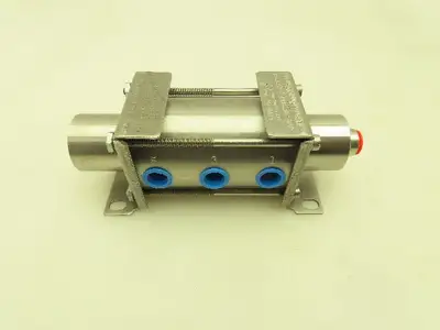 Honeywell Skinner H9101 Pneumatic Spool Valve 5/2 200 PSI 1/4" NPT Stainless