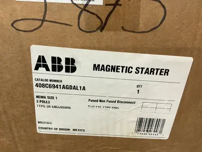 Used ABB 408C6941AGDAL1A Starters Ohio US | HGR 24 #1280209