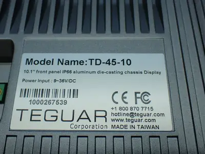Used TEGUAR TD4510 Automation Control (HMI) Ohio US | HGR 24 #831549