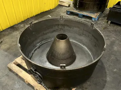 48" WIDE TOLHURST MODEL #48 CHIP SPINNER & OIL SEPARATING CENTRIFUGE : YOBRO #25010