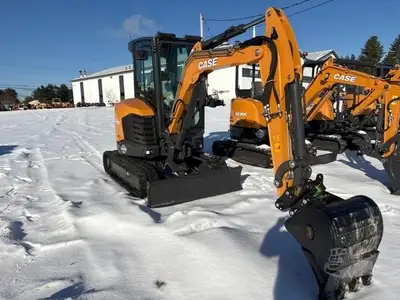 New | in-Stock 2025 CASE CX34D Crawler Excavators - Mini Maine US | Beauregard Equipment #1511182