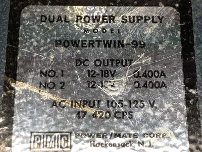 Used PMC POWERTWIN-99 Miscellaneous Equipment (Electrical & Power) Ohio US | Surplus Asset Holdings #1244833