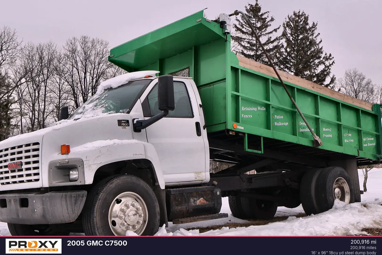 Used 2005 GMC C7500 Dump trucks Pennsylvania US | Proxy Equipment #1382944