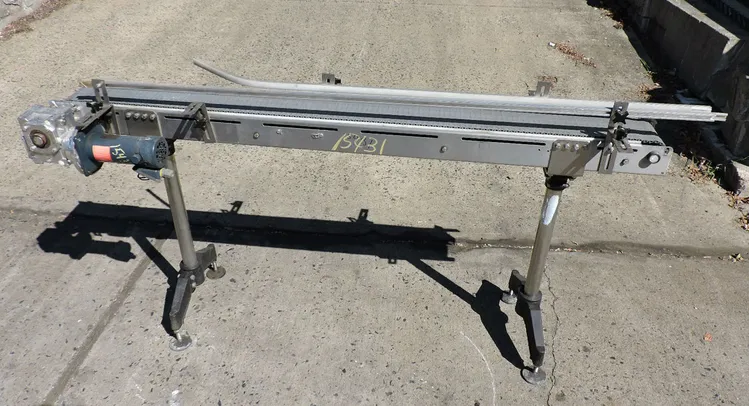 Used 6" X 70" CONVEYOR 6 X 70 Table Top Chain Conveyors New Jersey US | Champion Trading Corporation #423362