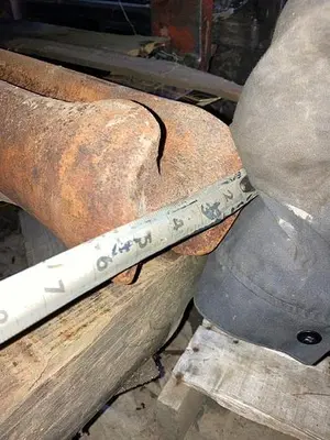 Used AFTERMARKET 5” X 45" CHISEL CABLE TOOL BUTTON BIT Tool Bits Pennsylvania US | East West Machinery & Drilling #1417184