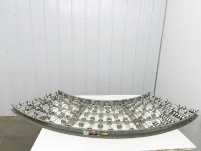 Hytrol 24"x 90 Deg Skatewheel Conveyor Section 22"BF Steel Gravity Roller