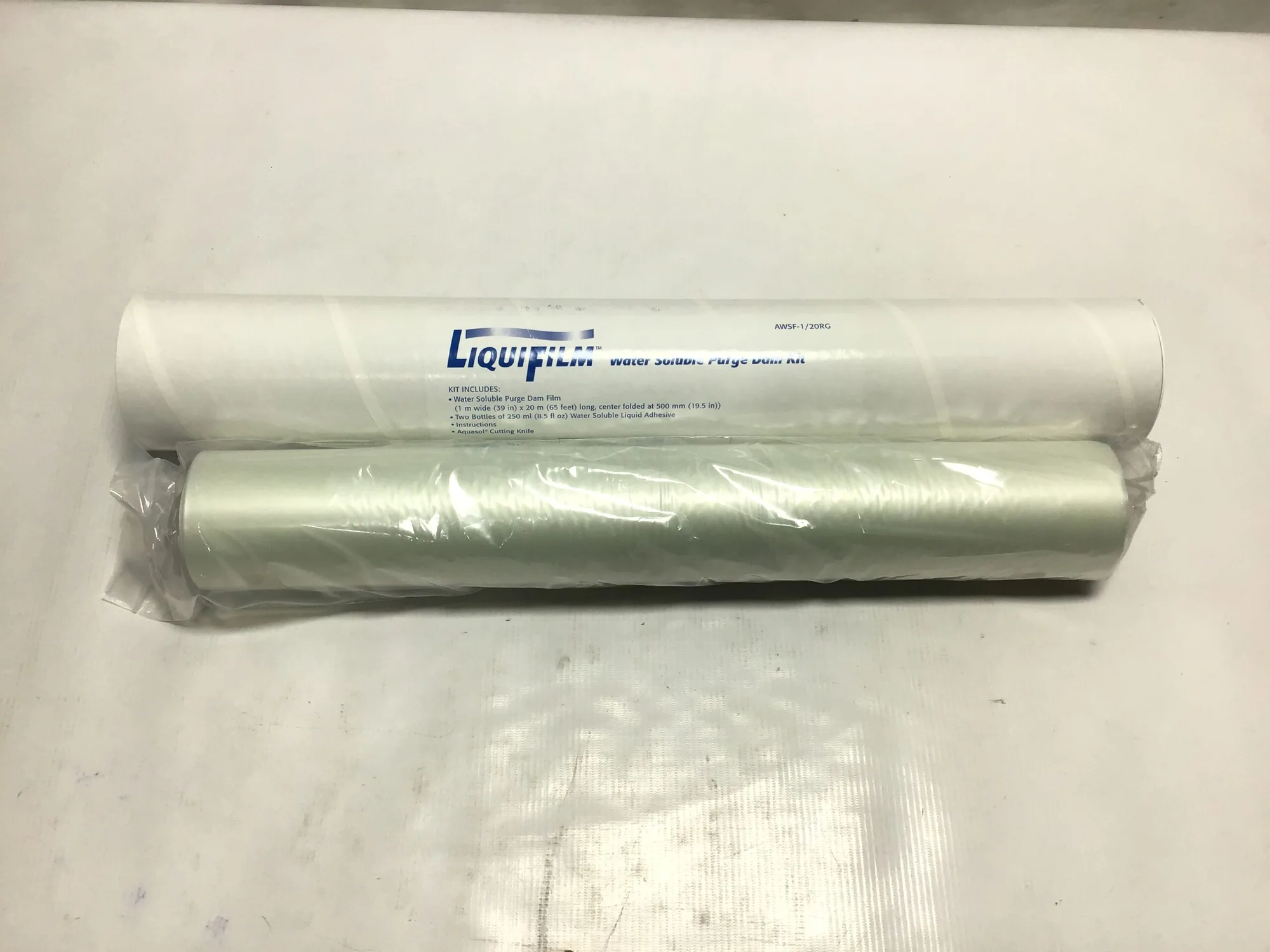 Liquifilm AWSF-1/20RG Water Soluble Purge Dam Kit with Water Soluble Purge Dam Film
