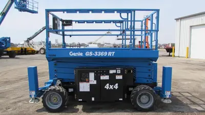 Used 2018 Genie GS3369RT Scissor Lifters New York US | United Lift #1445729