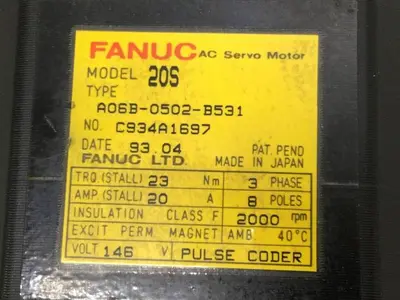 USED FANUC A06B-0502-B531