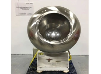 Used STAINLESS STAINLESS STEEL POLISHING COATING PAN Coating Pans New York US | Michael Benalt Inc #1274165
