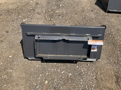 New old stock Paladin 36” smooth bucket for a mini skid steer, welded on cutting edge, mini skid ste...