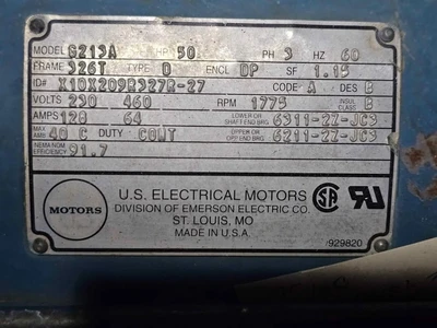 Used Emerson _UNKNOWN_ Motors (misc) Texas US | ISP Equipment Group #1318977