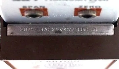 USED MOORE INDUSTRIES SGT/5-15MVFS/4-20MA/117AC-STD STRAIN GAUGE TRANSMITTER