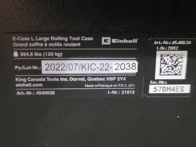 New | in-Stock EINHELL 4540024 Power & Hand Tools (Misc) British Columbia CA | Lenmark #279119