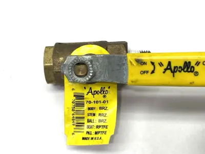 Used Apollo Bronze Ball Valve 1/4" FNPT Solenoid Valves Michigan US | Maverick Industrial Sales #1392528