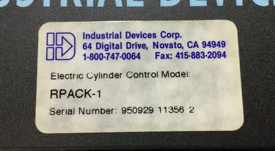 Industrial Drive Corporation RPACK-1 115VAC Regen Control Module 1B