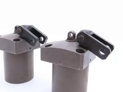 Kosmek TK0551-GC Hydraulic Link Clamp Lot of 2 READ