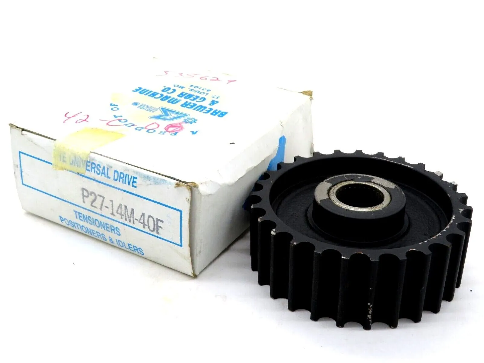 NEW BREWER MACHINE P27-14M-40F FLANGE PULLEY IDLER P2714M40F